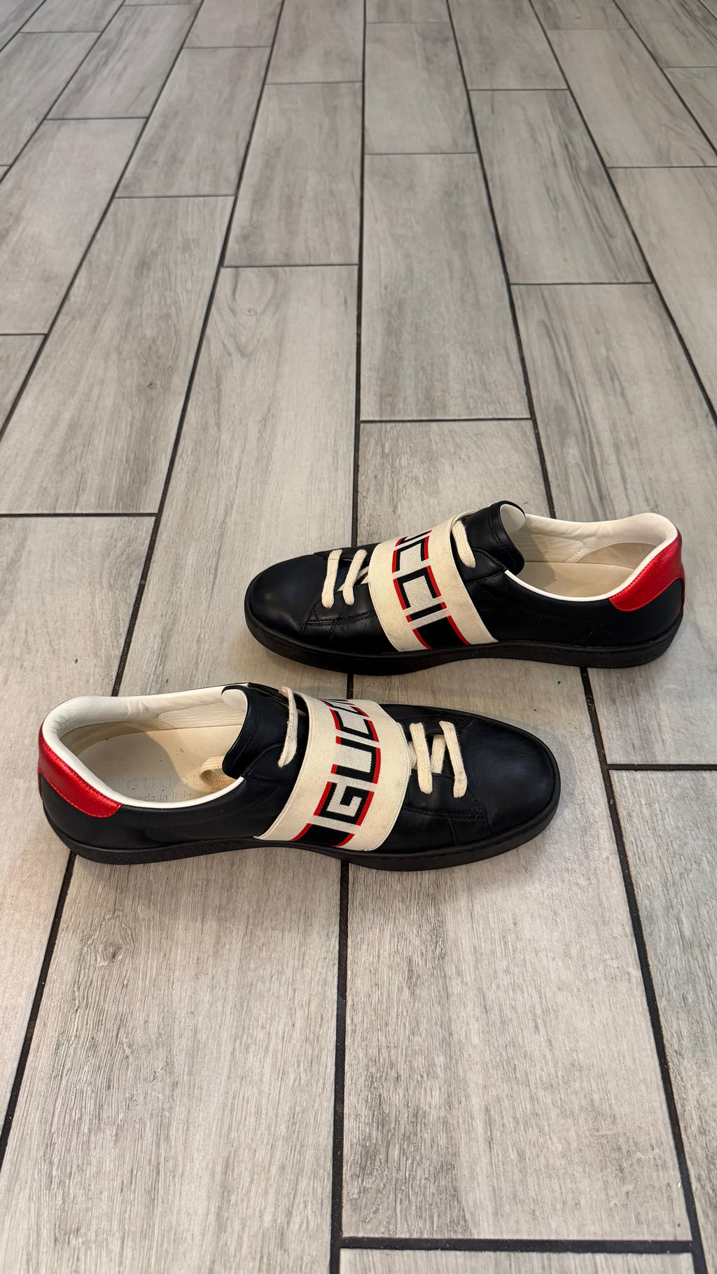 Gucci ace strap (size 7.5G - 8.5US