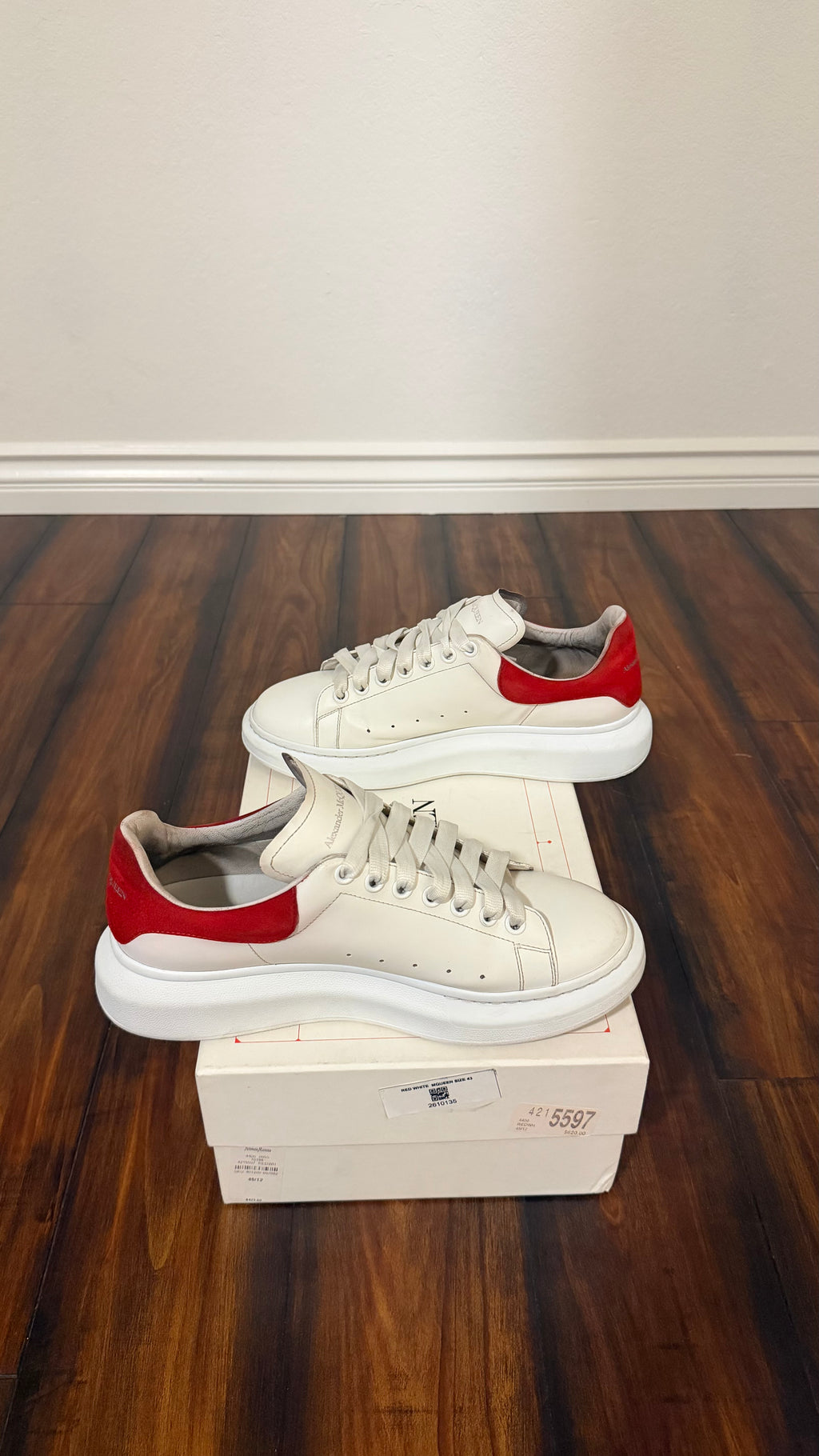 Alexander McQueen sneakers (size 43EU - 10.5US)