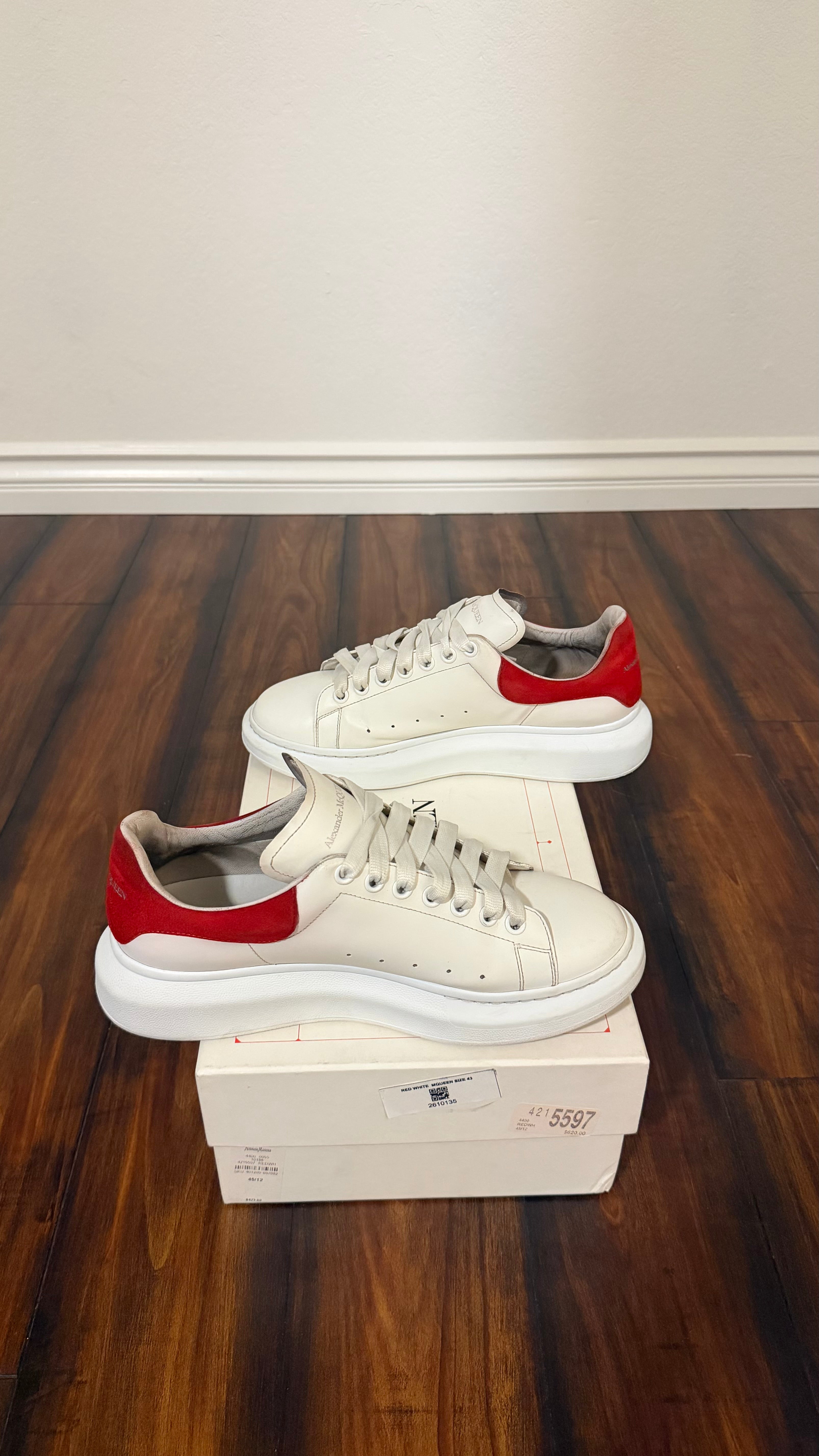 Alexander McQueen sneakers (size 43EU - 10.5US)