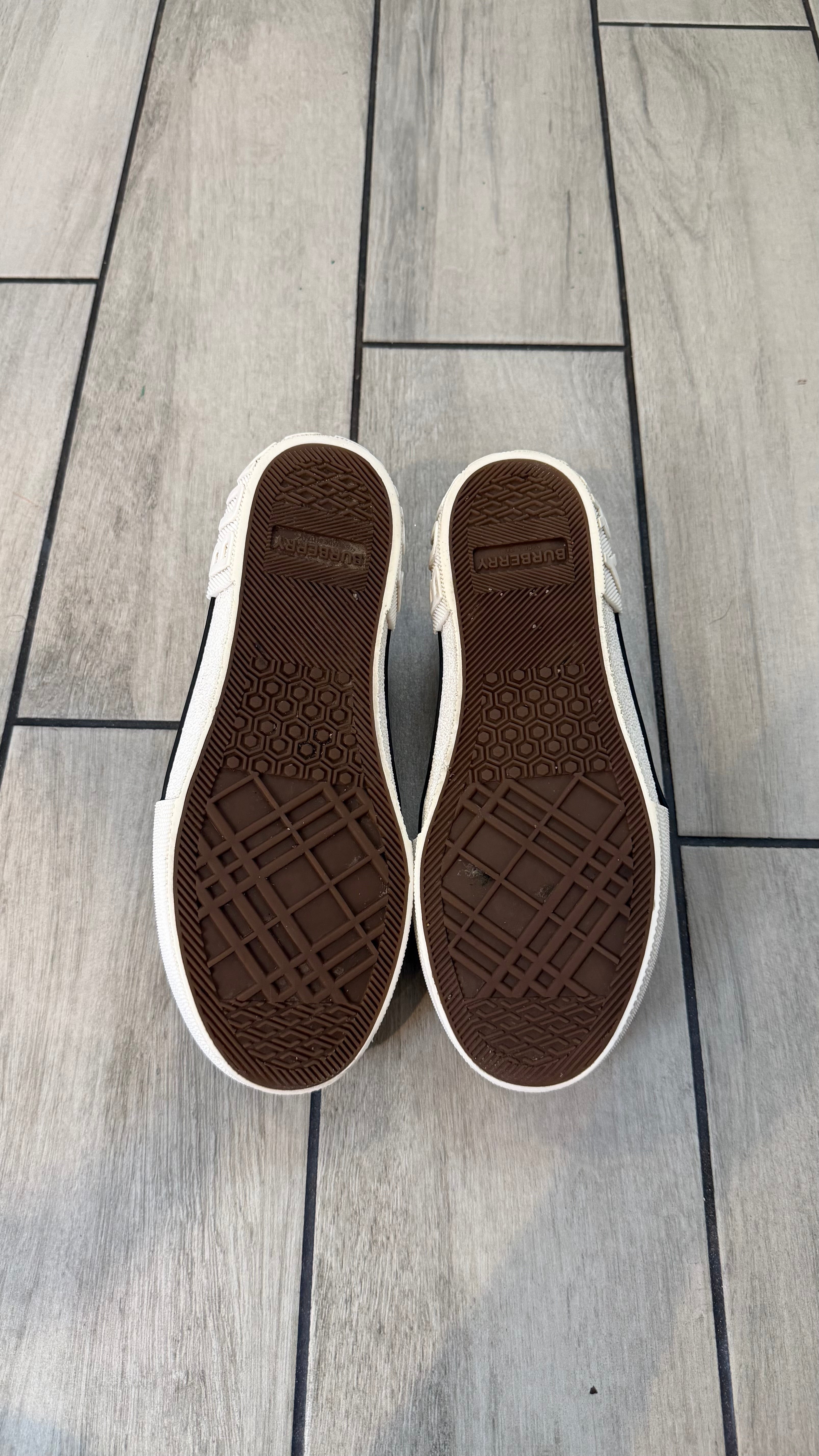 Burberry check sneakers (size 38EU - 8W - 6.5youth)