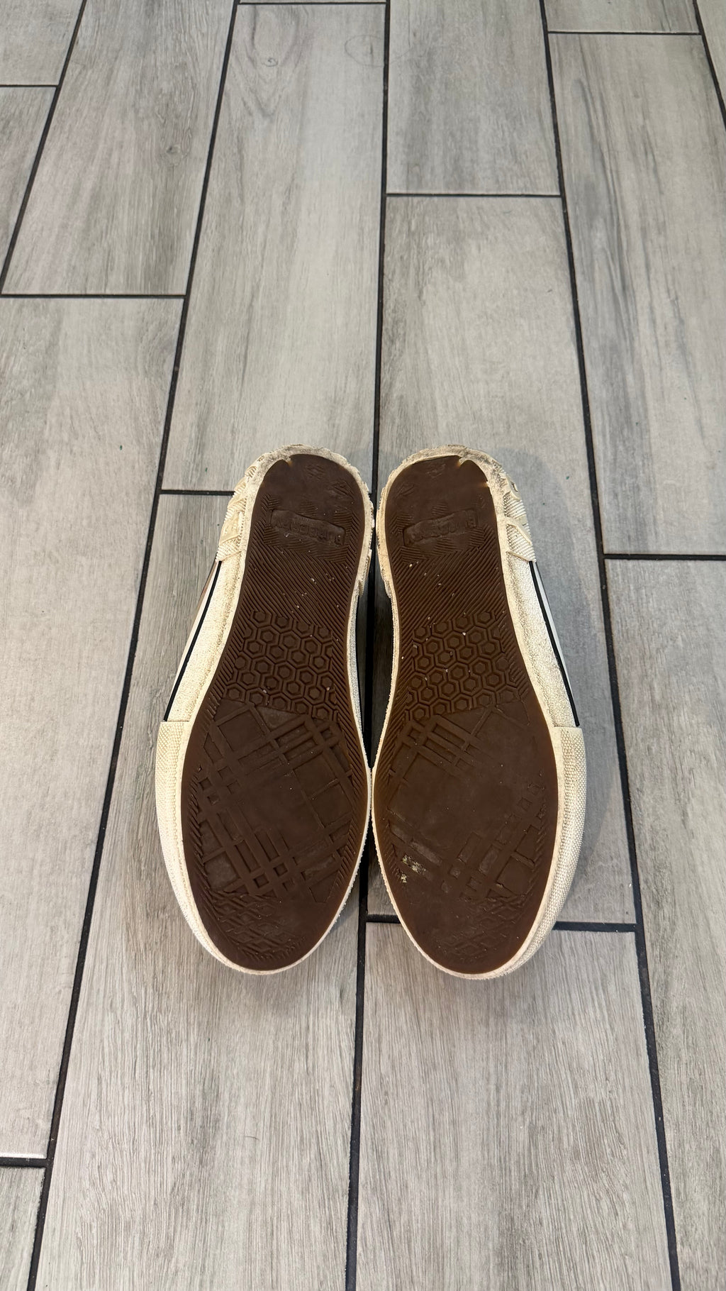 Burberry check sneakers (size 44.5EU - 11.5US)