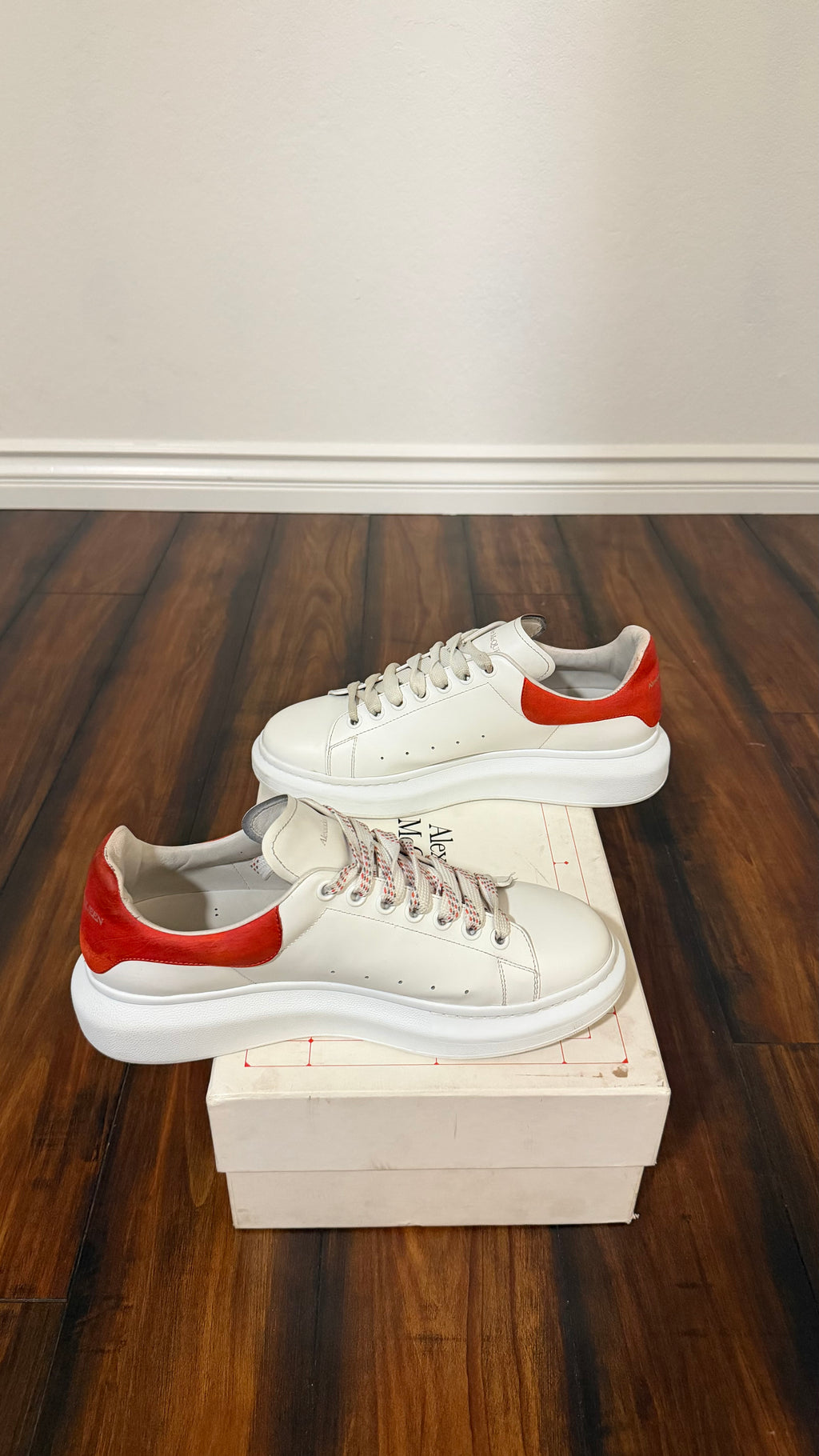 Alexander McQueen sneakers (size 43EU - 10US) orange