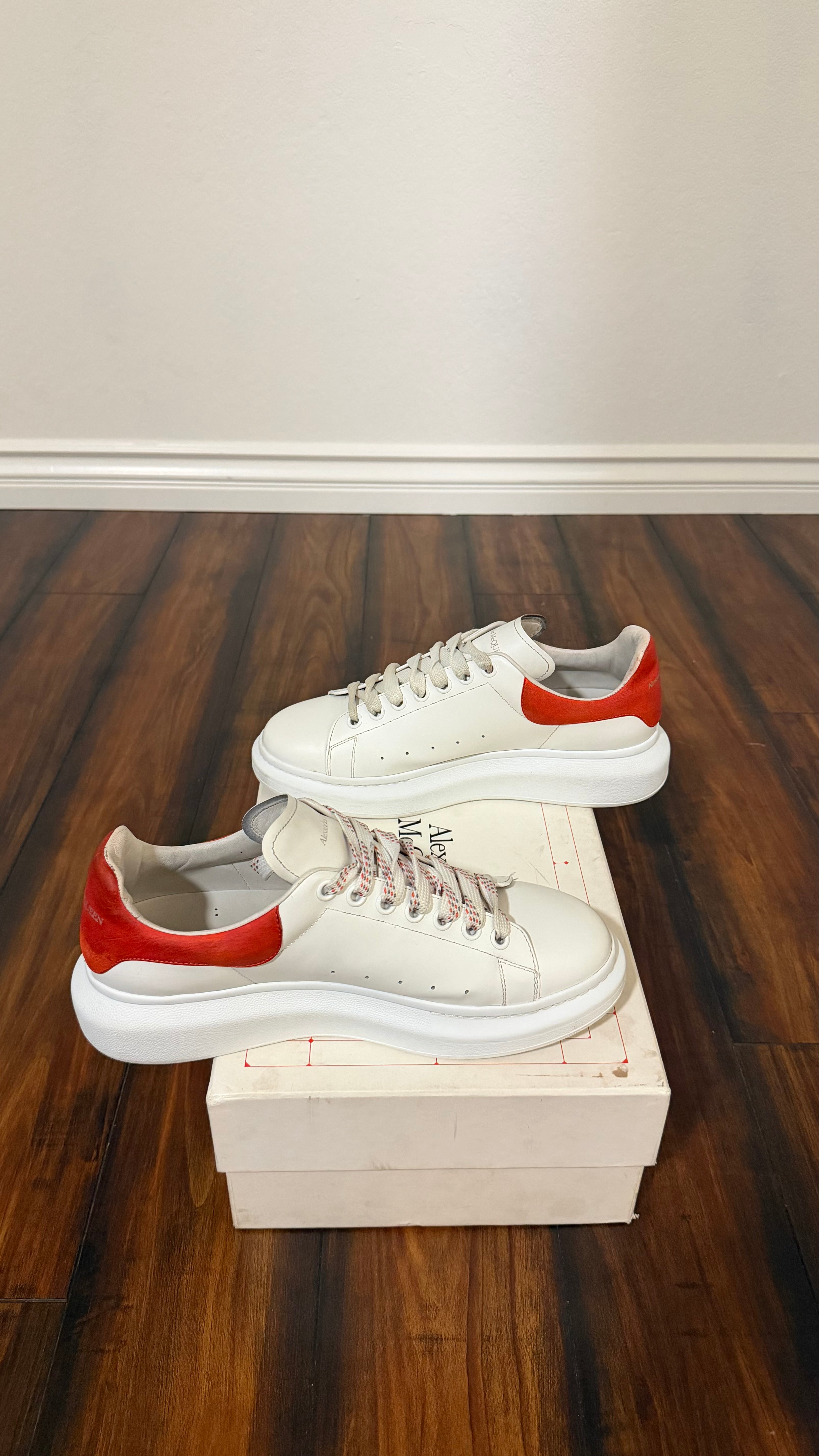 Alexander McQueen sneakers (size 43EU - 10US) orange