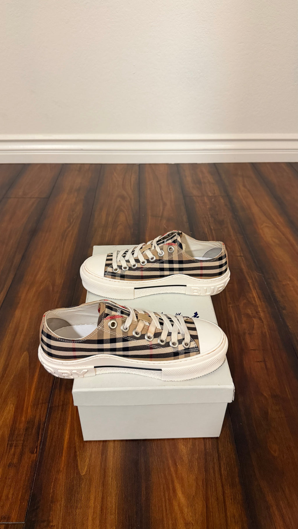 Burberry chuck sneakers (size 36.5EU - 6.5W - 5youth)