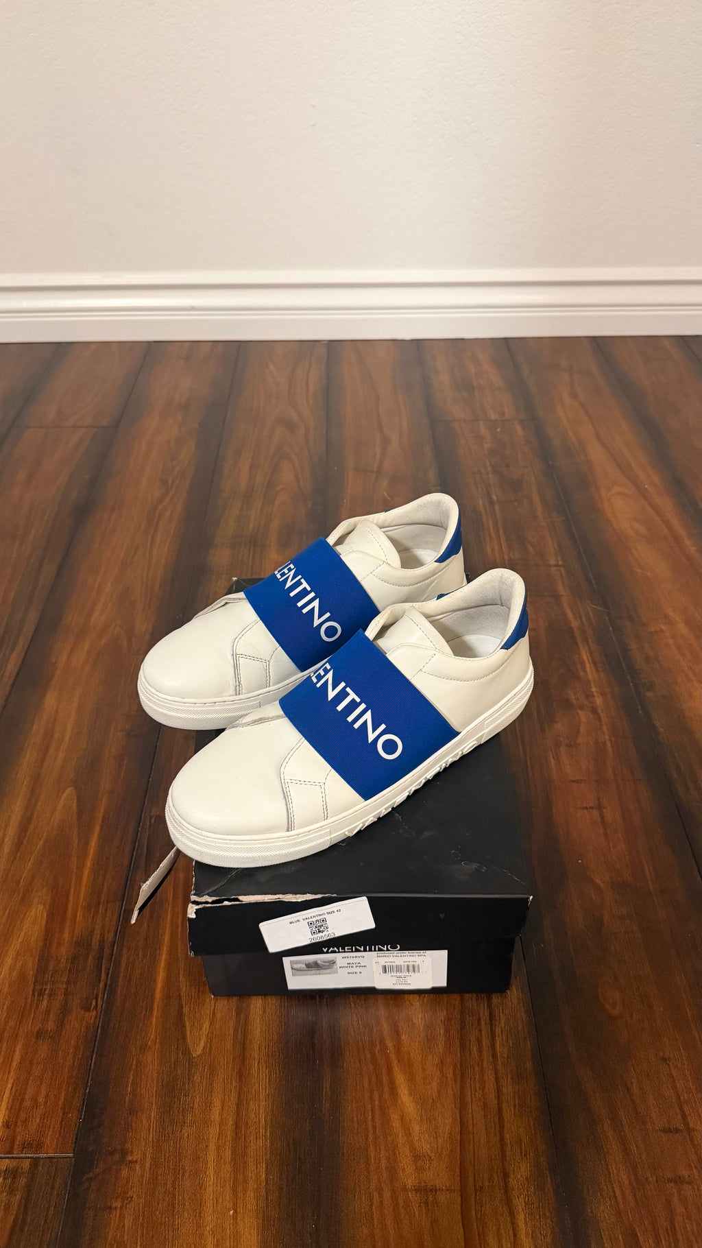 Valentino strap sneakers (size 8US)