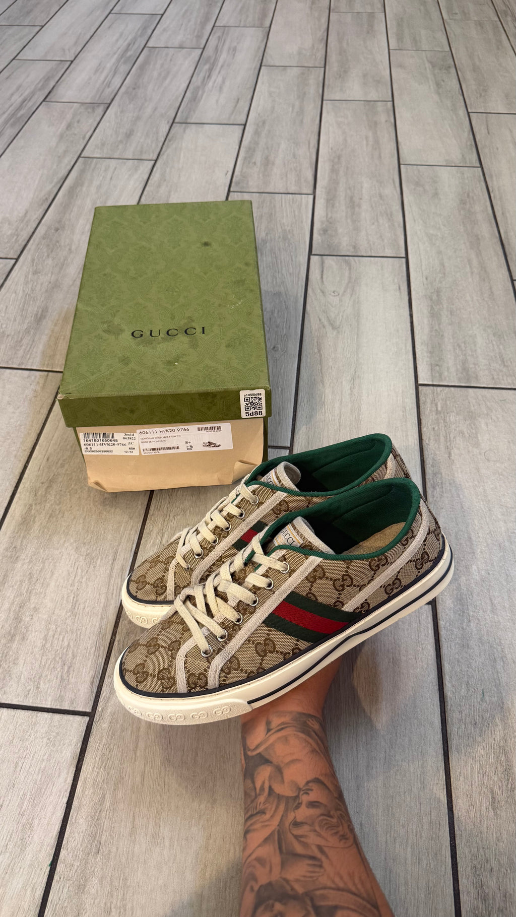 Gucci tennis 1977 (size 8G+ 9.5US)