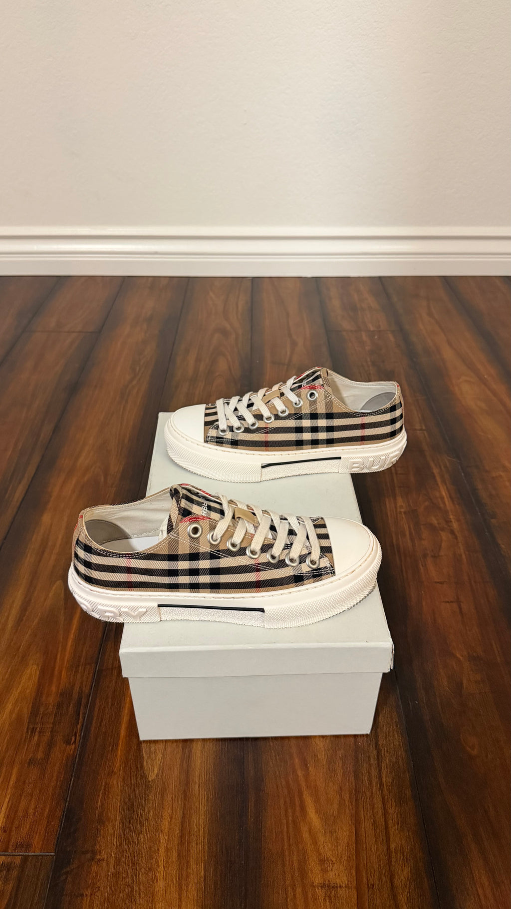 Burberry chuck sneakers (size 36.5EU - 6.5W - 5youth)