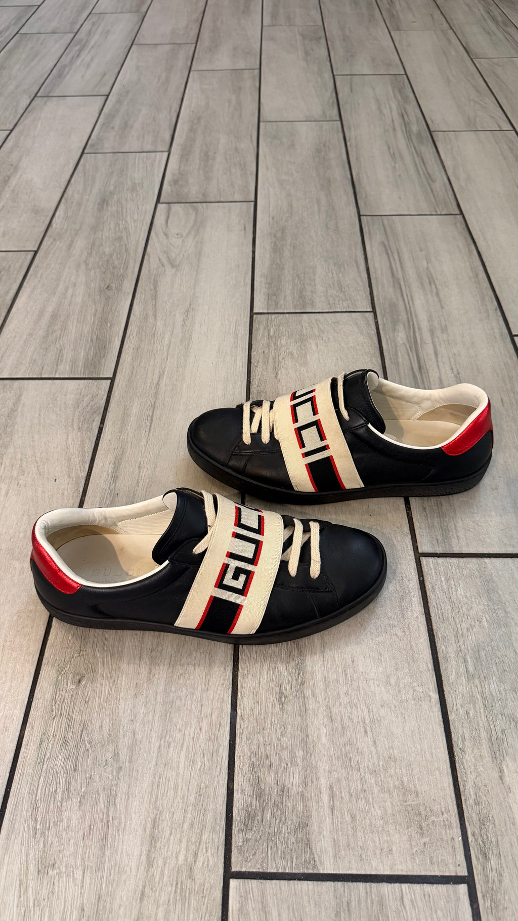 Gucci ace strap (size 7.5G - 8.5US