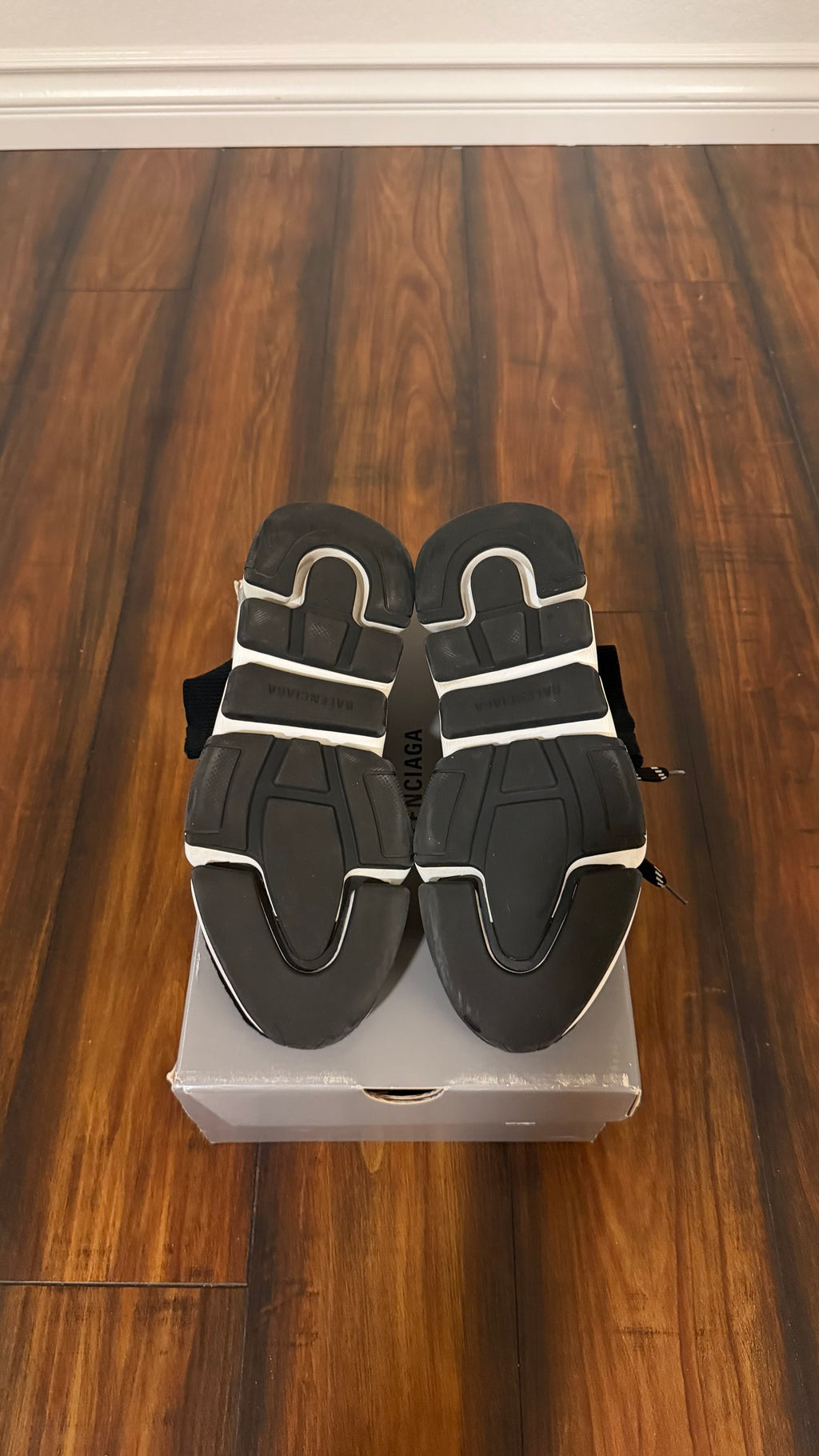 Balenciaga sock speed trainer lace up (size 40EU - 7.5/8US)
