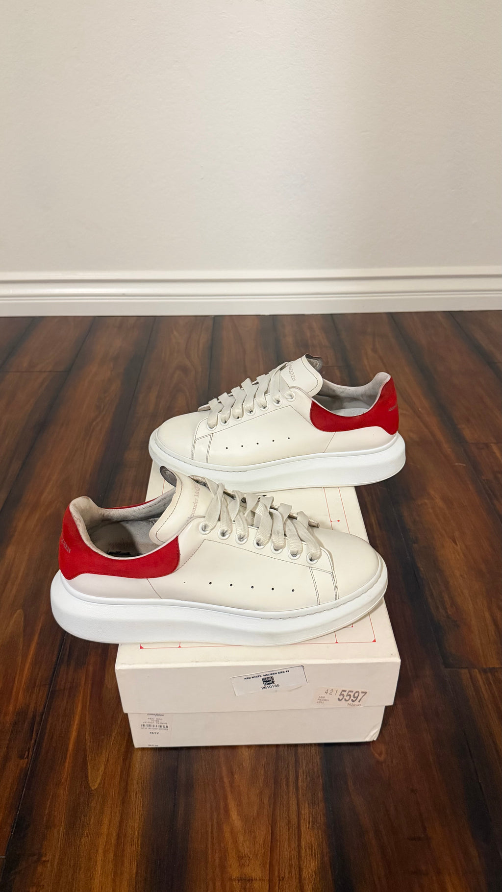 Alexander McQueen sneakers (size 43EU - 10.5US)