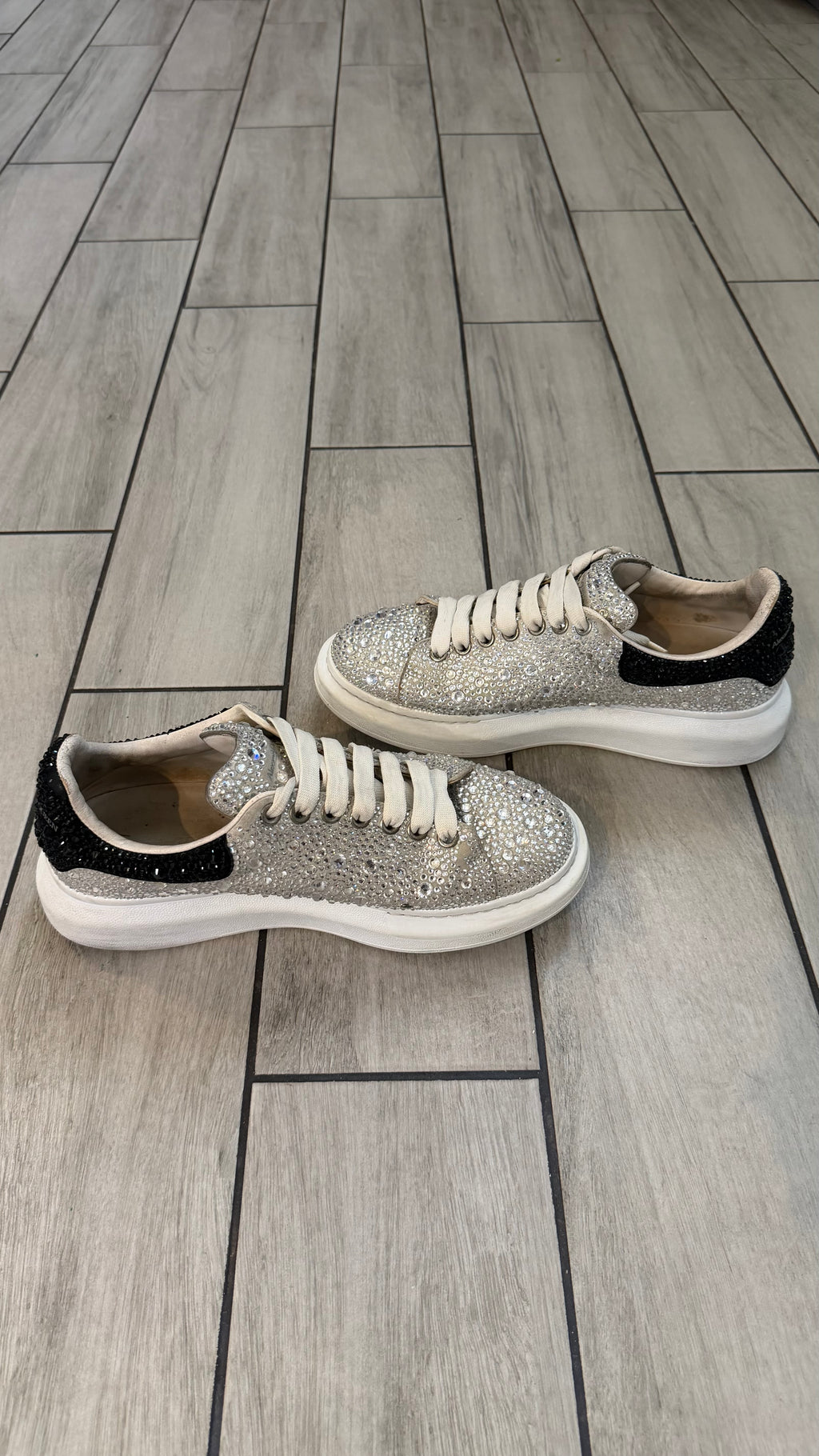 Alexander McQueen crystal (size 43EU - 10US)