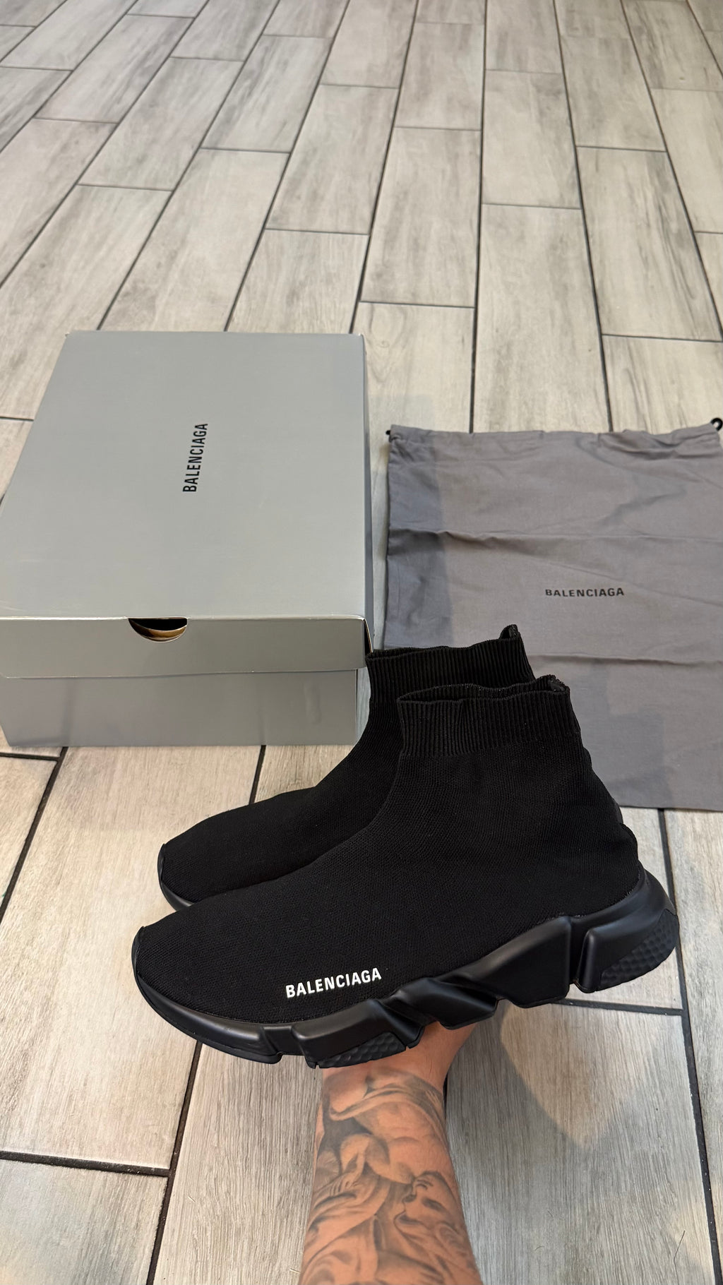 Balenciaga speed trainer sock (size 43EU - 10US)