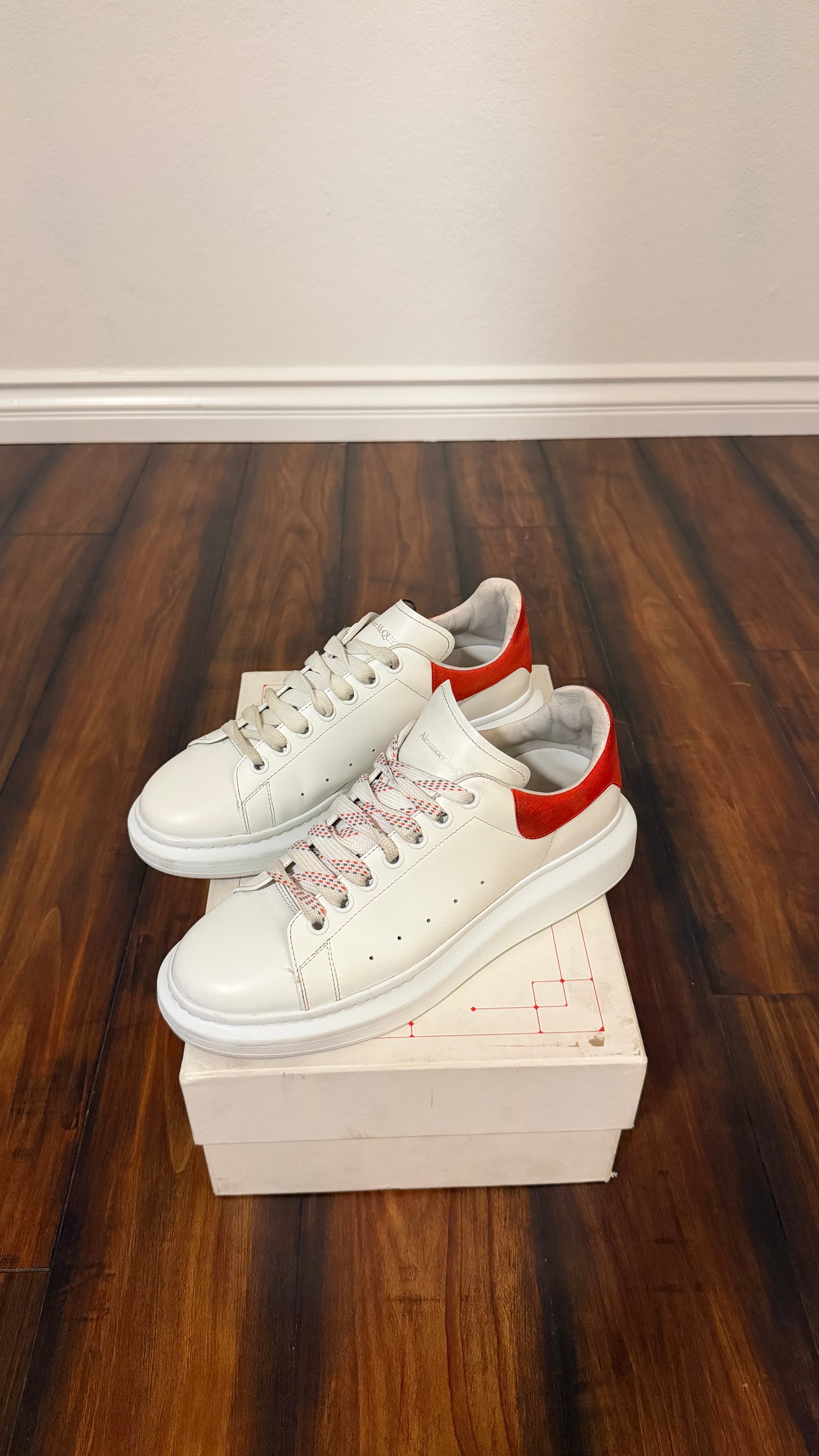 Alexander McQueen sneakers (size 43EU - 10US) orange