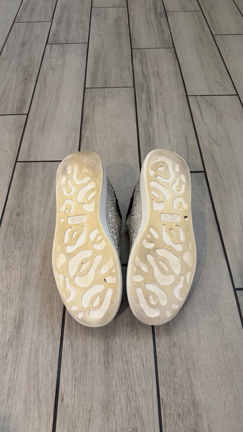 Alexander McQueen crystal (size 43EU - 10US)